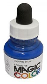 Magic Colour Waterbased Liquid Acrylic Paint Lagoon Blue 28ml