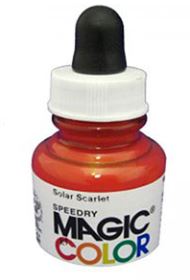 Magic Colour Waterbased Liquid Acrylic Paint Solar Scarlet 28ml
