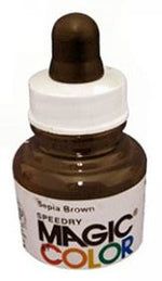 Magic Colour Waterbased Liquid Acrylic Paint Sepia Brown 28ml