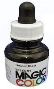 Magic Colour Waterbased Liquid Acrylic Paint Opaque Quasar Black