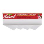 SARAL TRANSFER PAPER ROLL 4 SHEETS WHITE