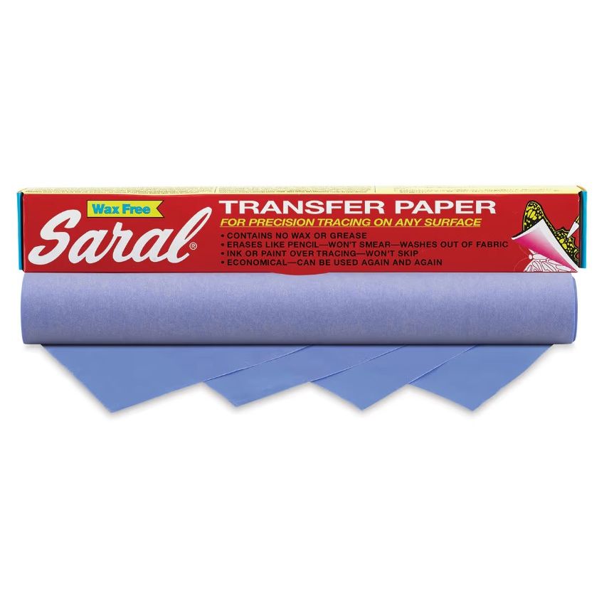 SARAL TRANSFER PAPER ROLL 4 SHEETS BLUE