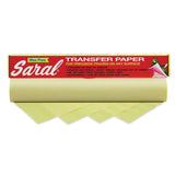 SARAL TRANSFER PAPER ROLL 4 SHEETS YELLOW