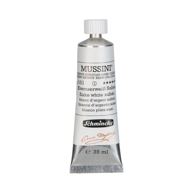 Schmincke MUSSINI Oil Paint Flake White Substitue 35ml
