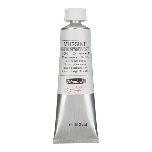 Schmincke MUSSINI Oil Paint Flake White Substitue 150ml