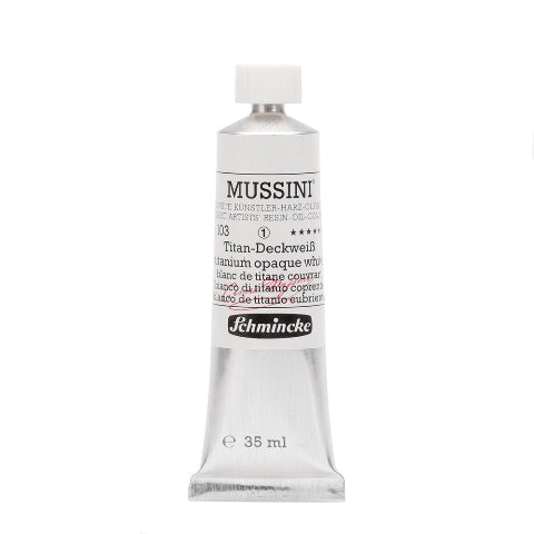 Schmincke MUSSINI Oil Paint Titanium Opaque White