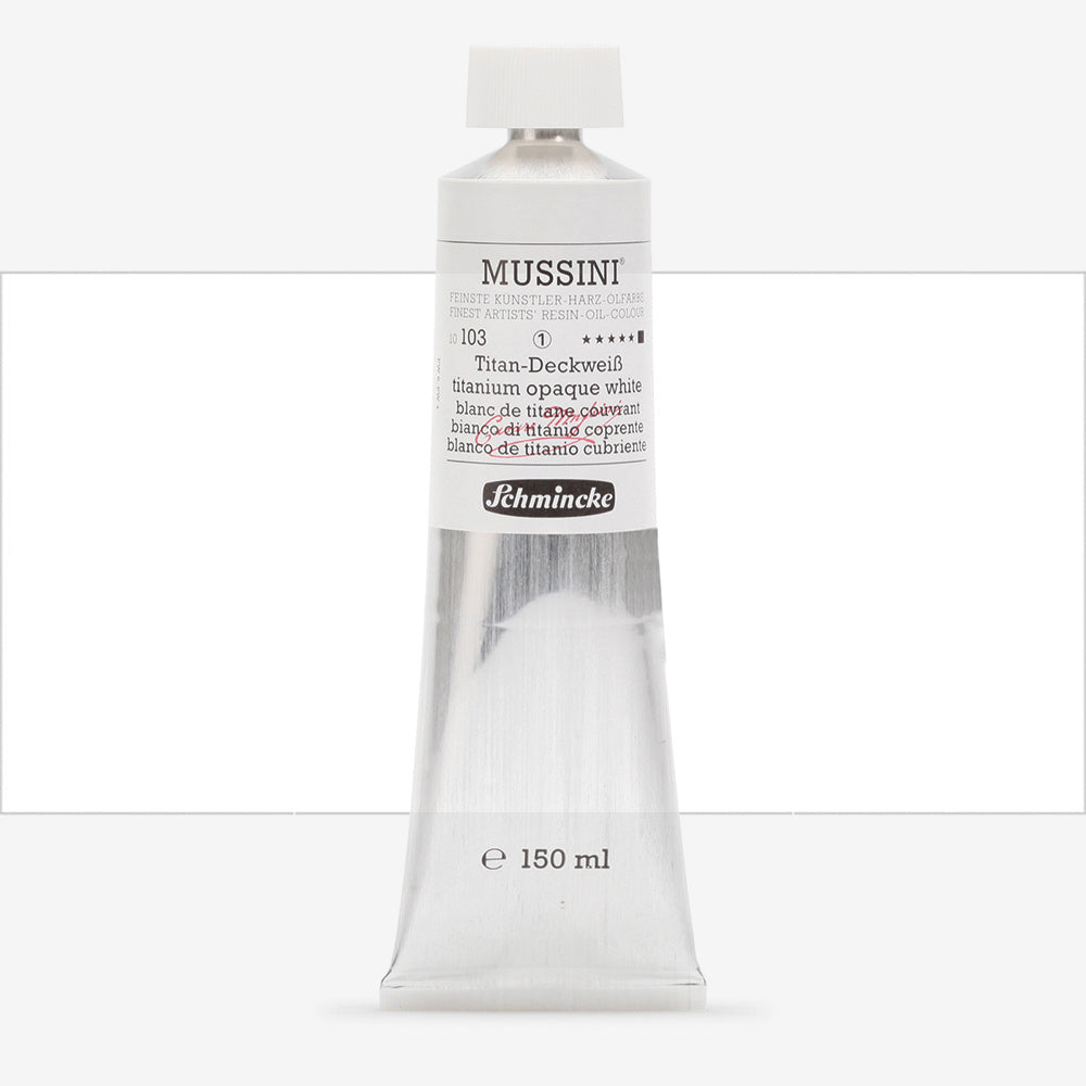 Schmincke MUSSINI Oil Paint Titanium Opaque White