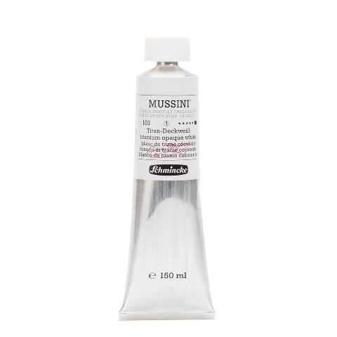 Schmincke MUSSINI Oil Paint Titanium Opaque White