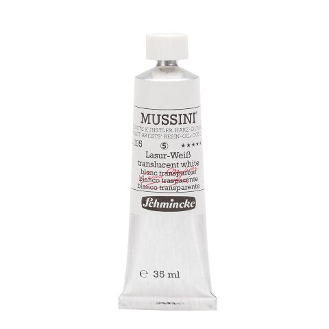 Schmincke MUSSINI Oil Paint Transparent White 35ml