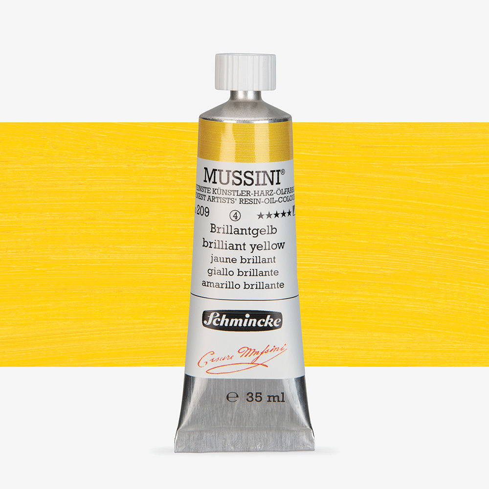 Schmincke MUSSINI Oil Paint Brilliant Yellow