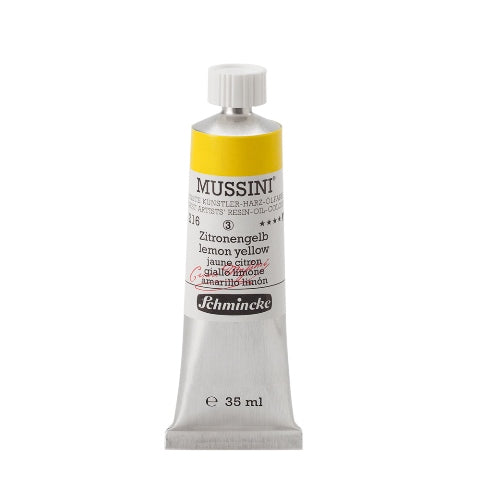 Schmincke MUSSINI Oil Paint Lemon Yellow 35ml