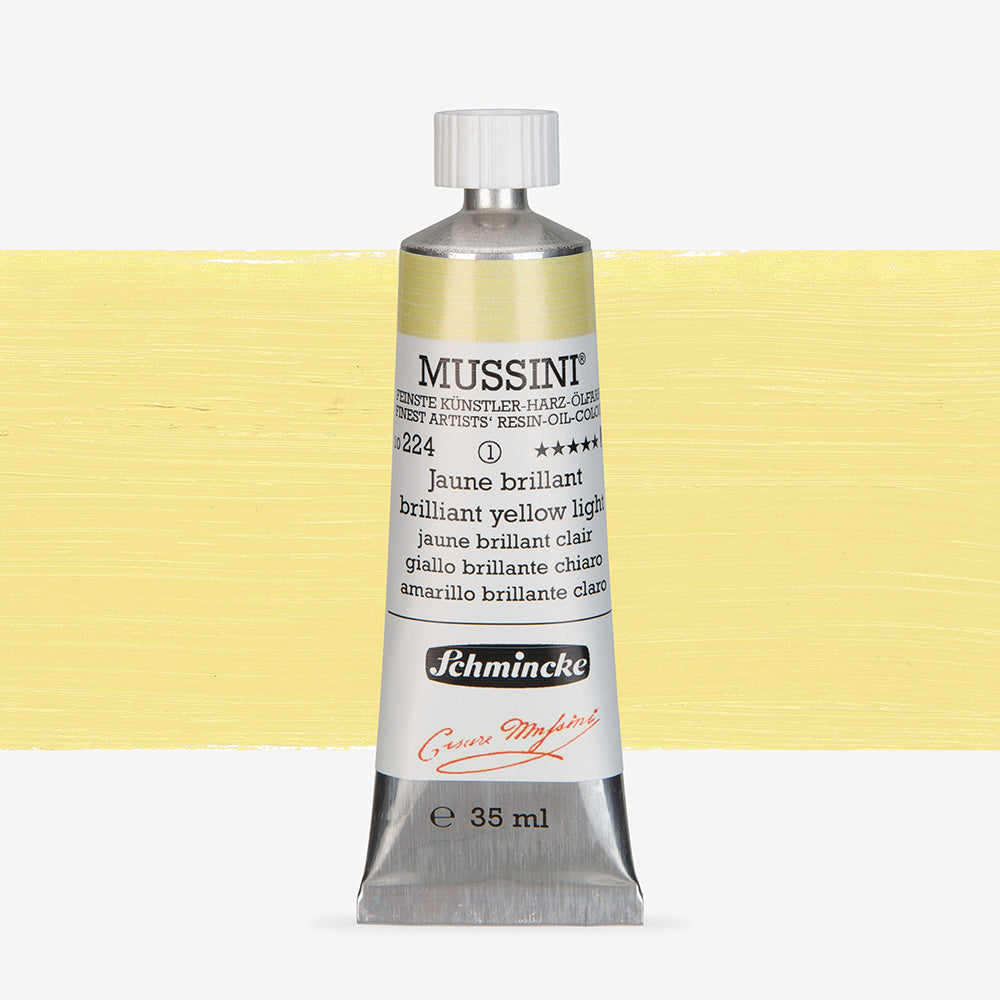 Schmincke MUSSINI Oil Paint Brilliant Yellow Light