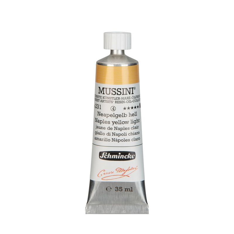 Schmincke MUSSINI Oil Paint Naples Yellow Light 35ml