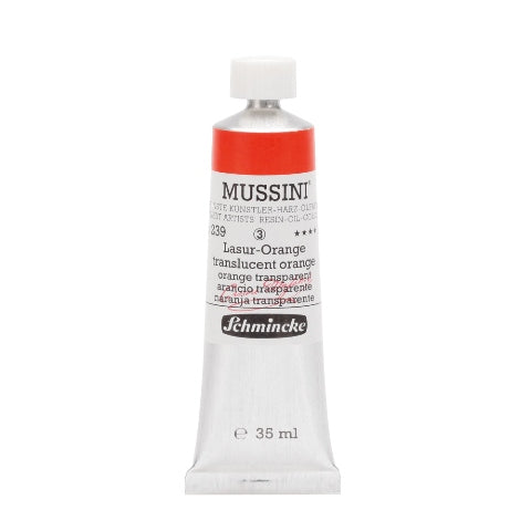 Schmincke MUSSINI Oil Paint Transparent Orange 35ml