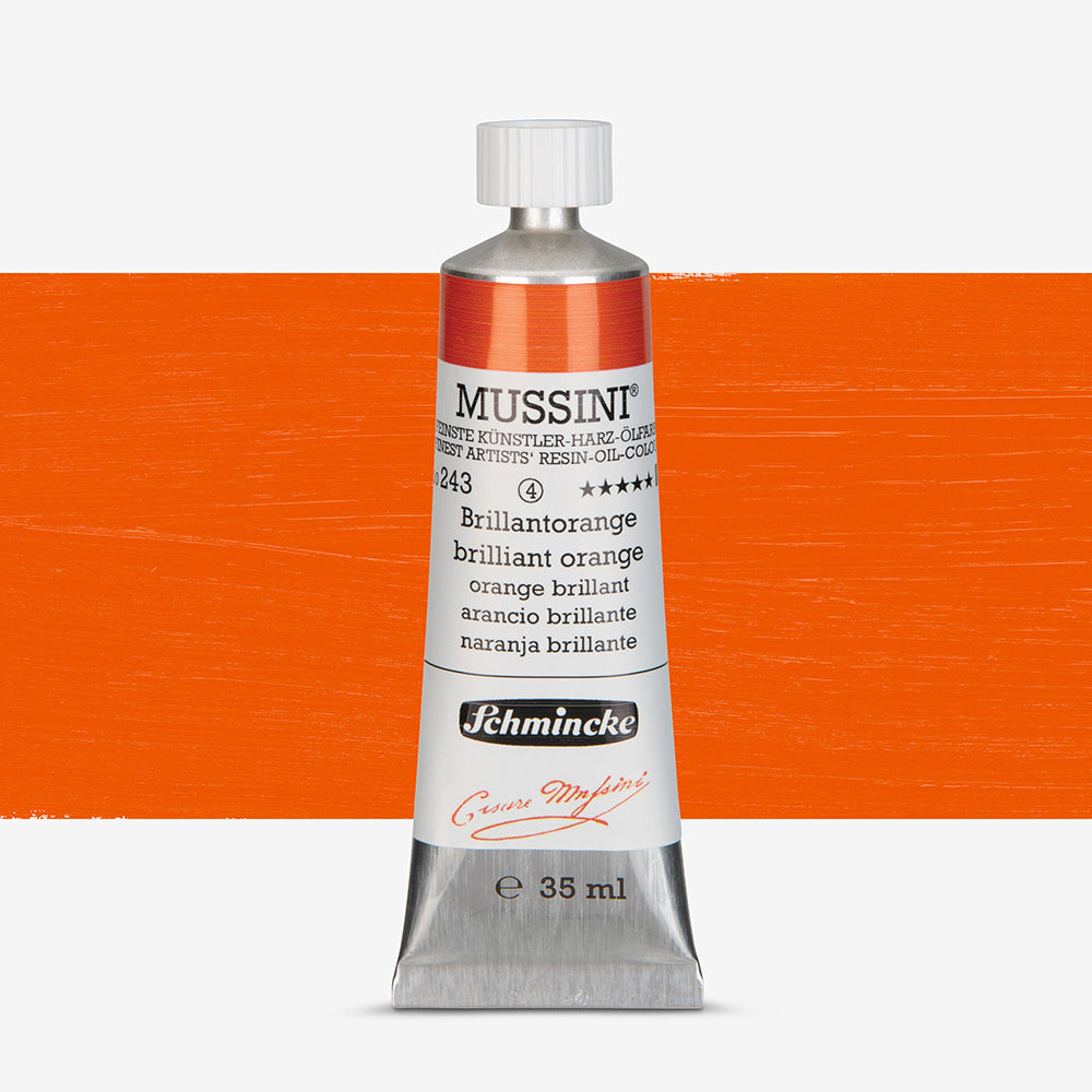 Schmincke MUSSINI Oil Paint Brilliant Orange