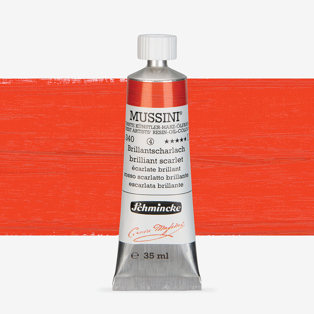 Schmincke MUSSINI Oil Paint Brilliant Scarlet