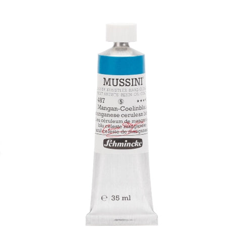 Schmincke MUSSINI Oil Paint Manganese Cerulean Blue 35ml