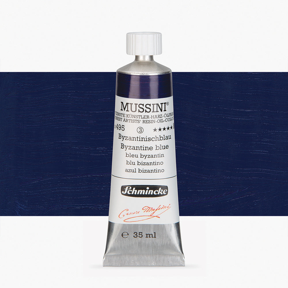 Schmincke MUSSINI Oil Paint Byzantine Blue