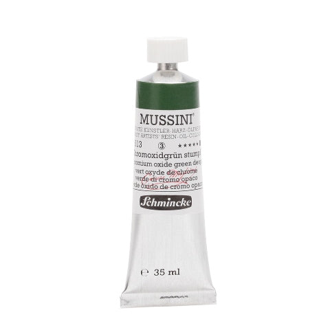 Schmincke MUSSINI Oil Paint Chromium Oxide Green Deep 35ml