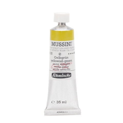 Schmincke MUSSINI Oil Paint Yellowish Green 35ml