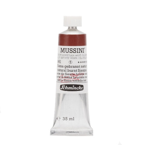 Schmincke MUSSINI Oil Paint Natural Burnt Sienna 35ml