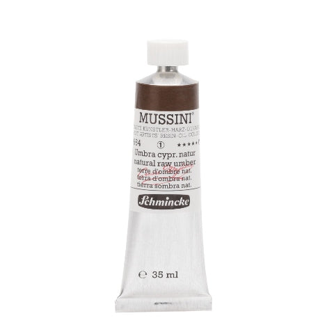 Schmincke MUSSINI Oil Paint Natural Raw Umber 35ml