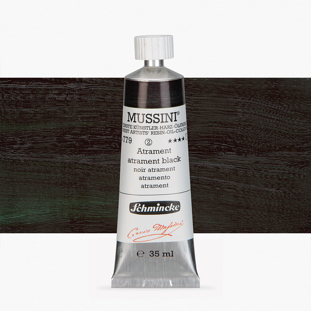 Schmincke MUSSINI Oil Paint Atrament Black