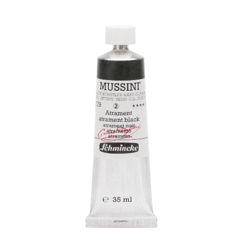 Schmincke MUSSINI Oil Paint Atrament Black 35ml