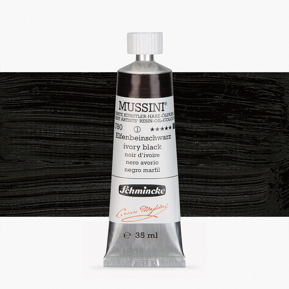 Schmincke MUSSINI Oil Paint Ivory Black