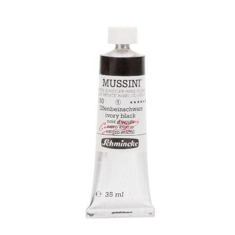 Schmincke MUSSINI Oil Paint Ivory Black 35ml