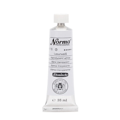 Schmincke Norma Professional Oil Paint Transparent White 35ml