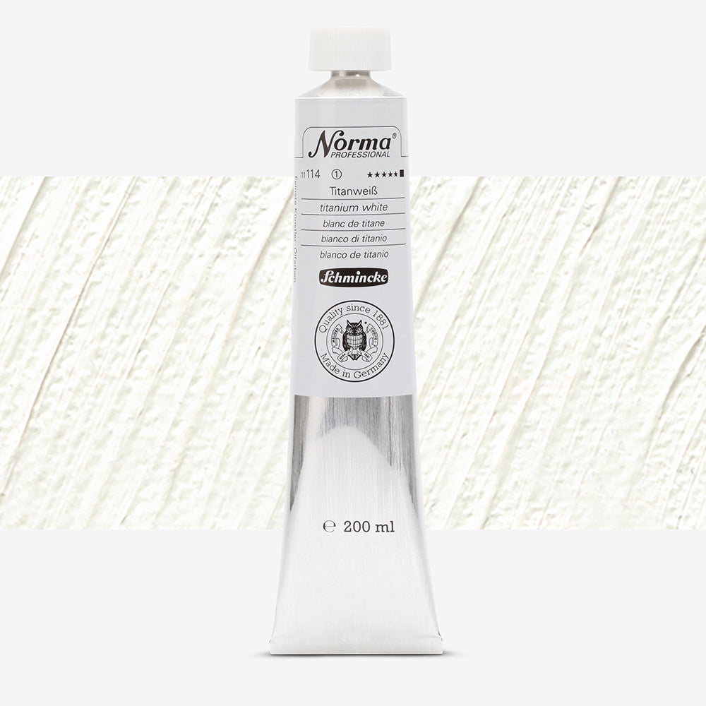 Schmincke Norma Professional Oil Paint Titanium White