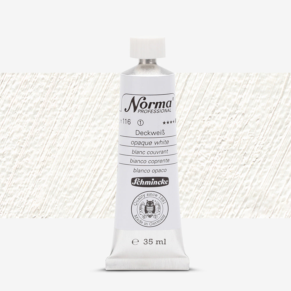 Schmincke Norma Professional Oil Paint Opaque White