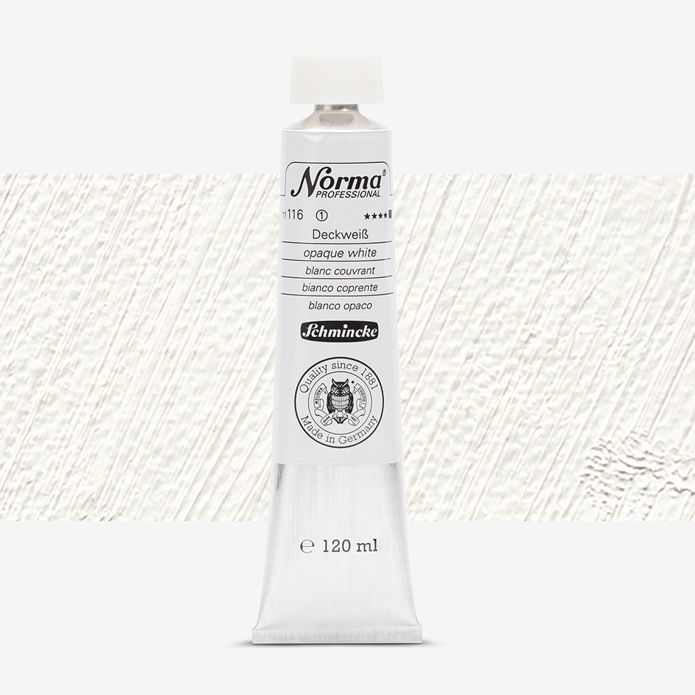 Schmincke Norma Professional Oil Paint Opaque White
