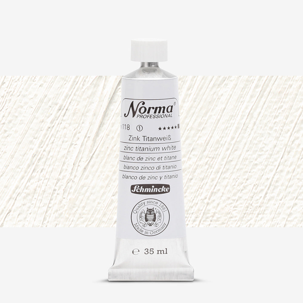 Schmincke Norma Professional Oil Paint Zinc Titanium White