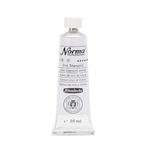 Schmincke Norma Professional Oil Paint Zinc Titanium White 35ml