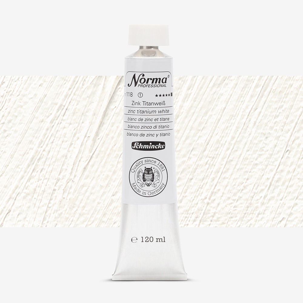 Schmincke Norma Professional Oil Paint Zinc Titanium White