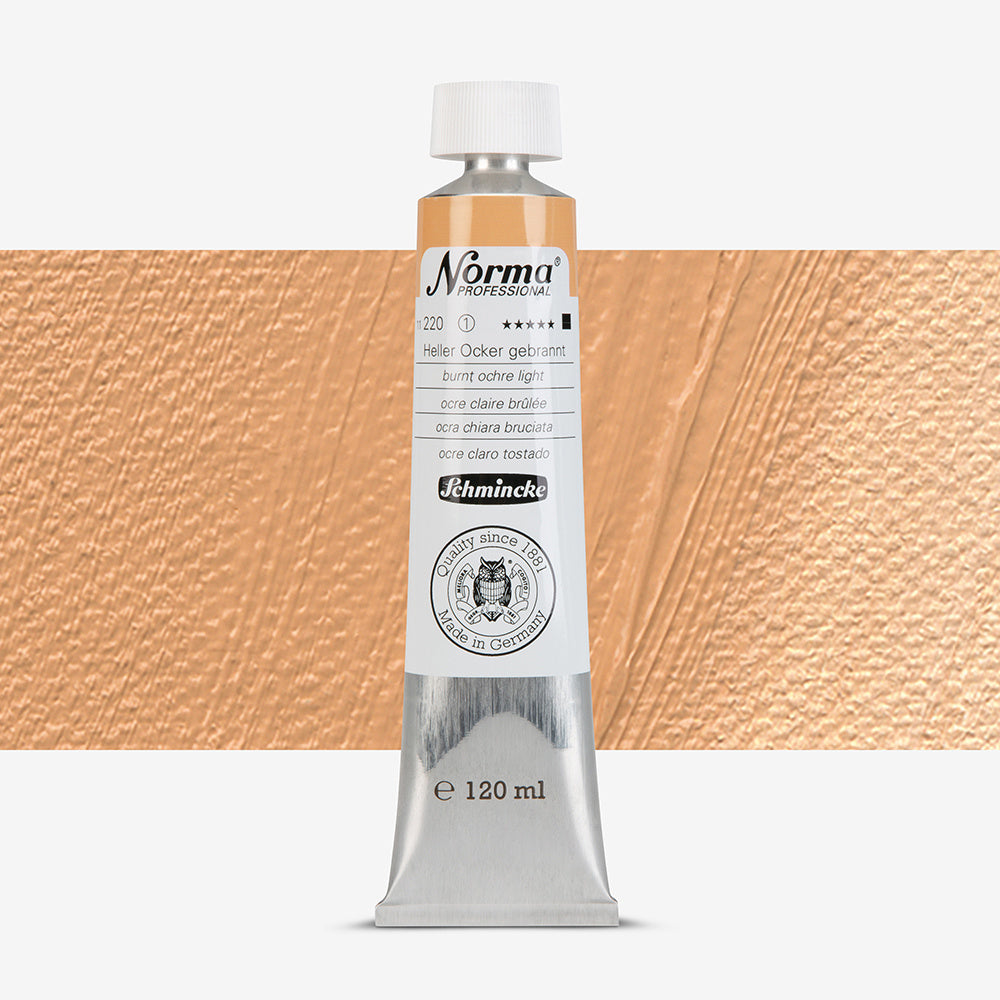 Schmincke Norma Professional Oil Paint Burnt Ochre Light