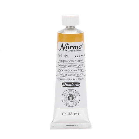 Schmincke Norma Professional Oil Paint Naples Yellow Deep