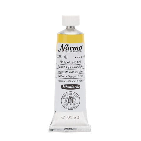 Schmincke Norma Professional Oil Paint Naples Yellow Light