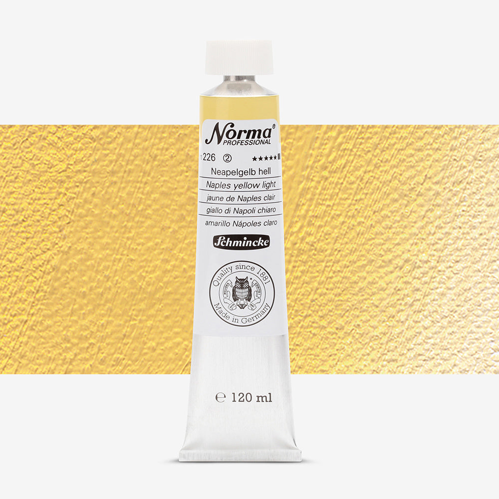 Schmincke Norma Professional Oil Paint Naples Yellow Light