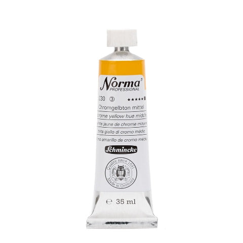 Schmincke Norma Professional Oil Paint Chrome Yellow Hue Medium 35ml