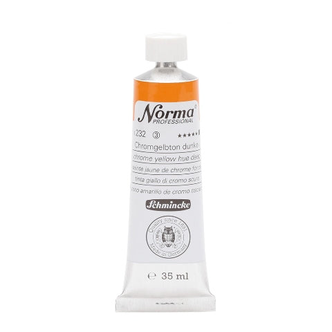 Schmincke Norma Professional Oil Paint Chrome Yellow Hue Deep
