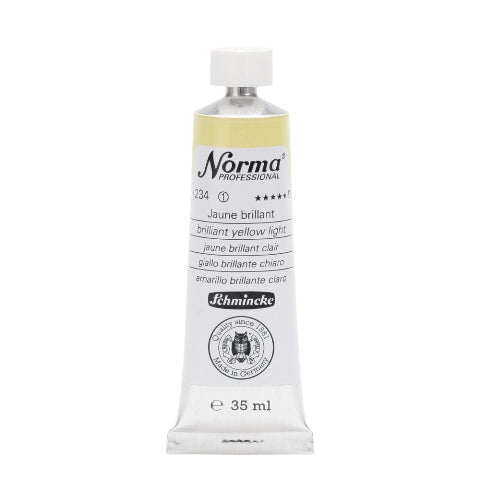 Schmincke Norma Professional Oil Paint Brilliant Yellow Light