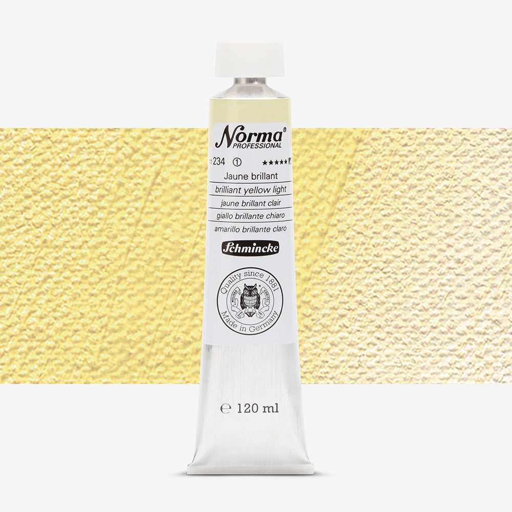 Schmincke Norma Professional Oil Paint Brilliant Yellow Light