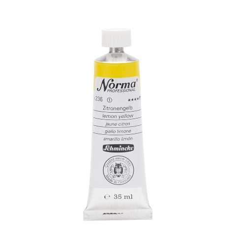 Schmincke Norma Professional Oil Paint Lemon Yellow 35ml