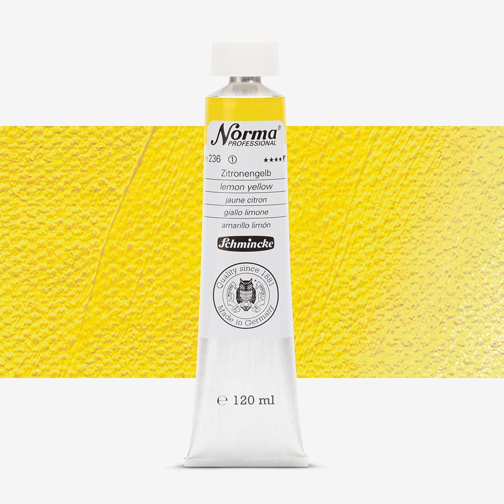 Schmincke Norma Professional Oil Paint Lemon Yellow