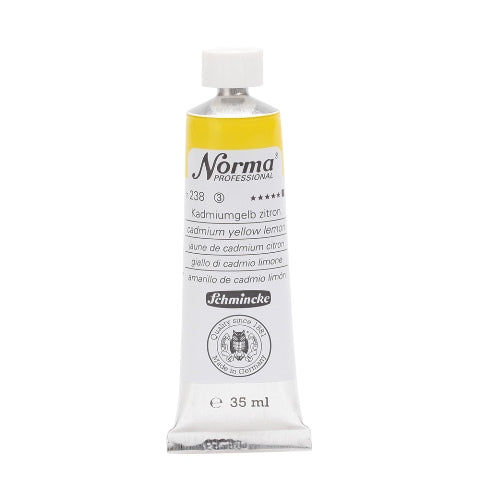 Schmincke Norma Professional Oil Paint Cadmium Yellow Lemon