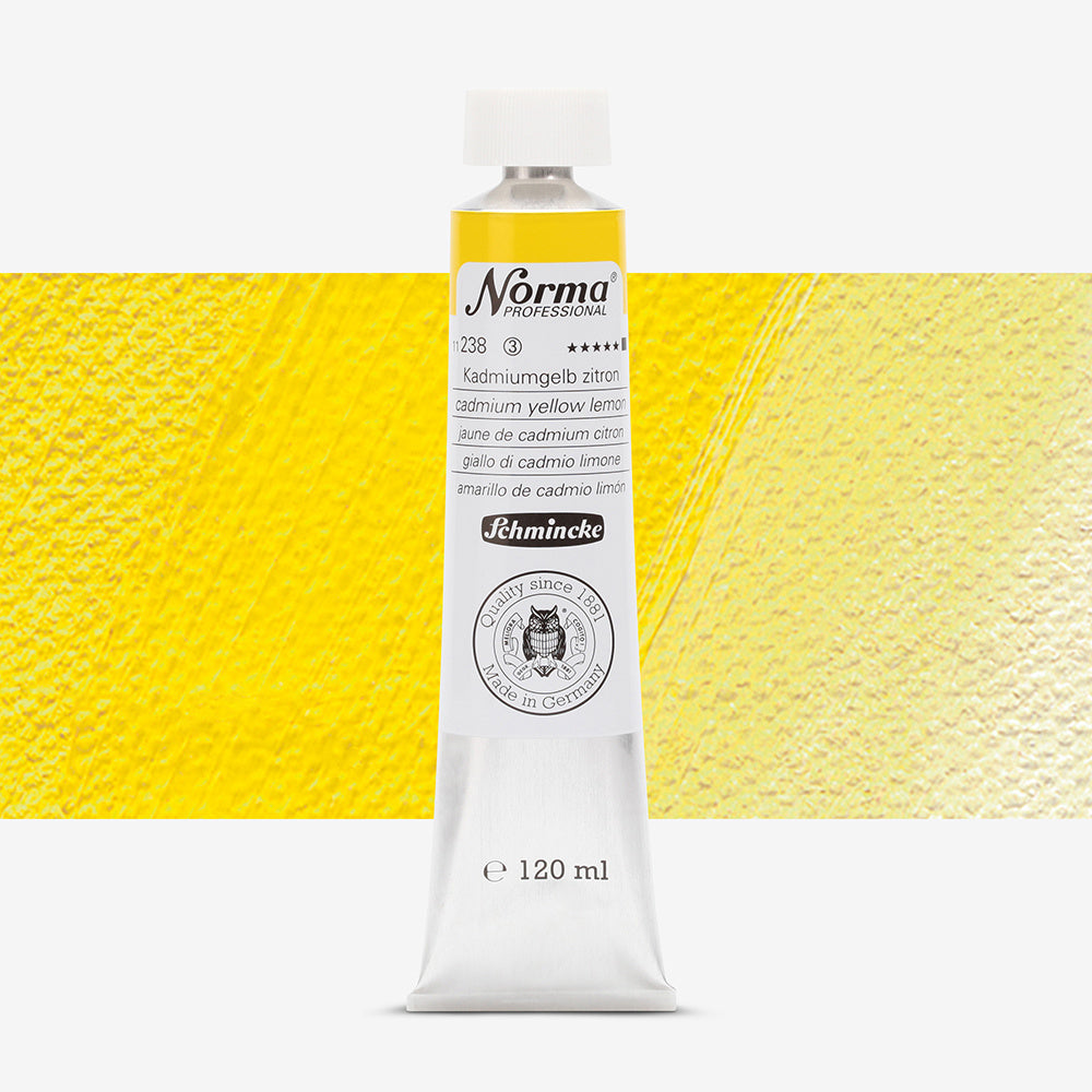 Schmincke Norma Professional Oil Paint Cadmium Yellow Lemon