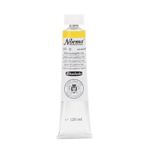 Schmincke Norma Professional Oil Paint Cadmium Yellow 120ml